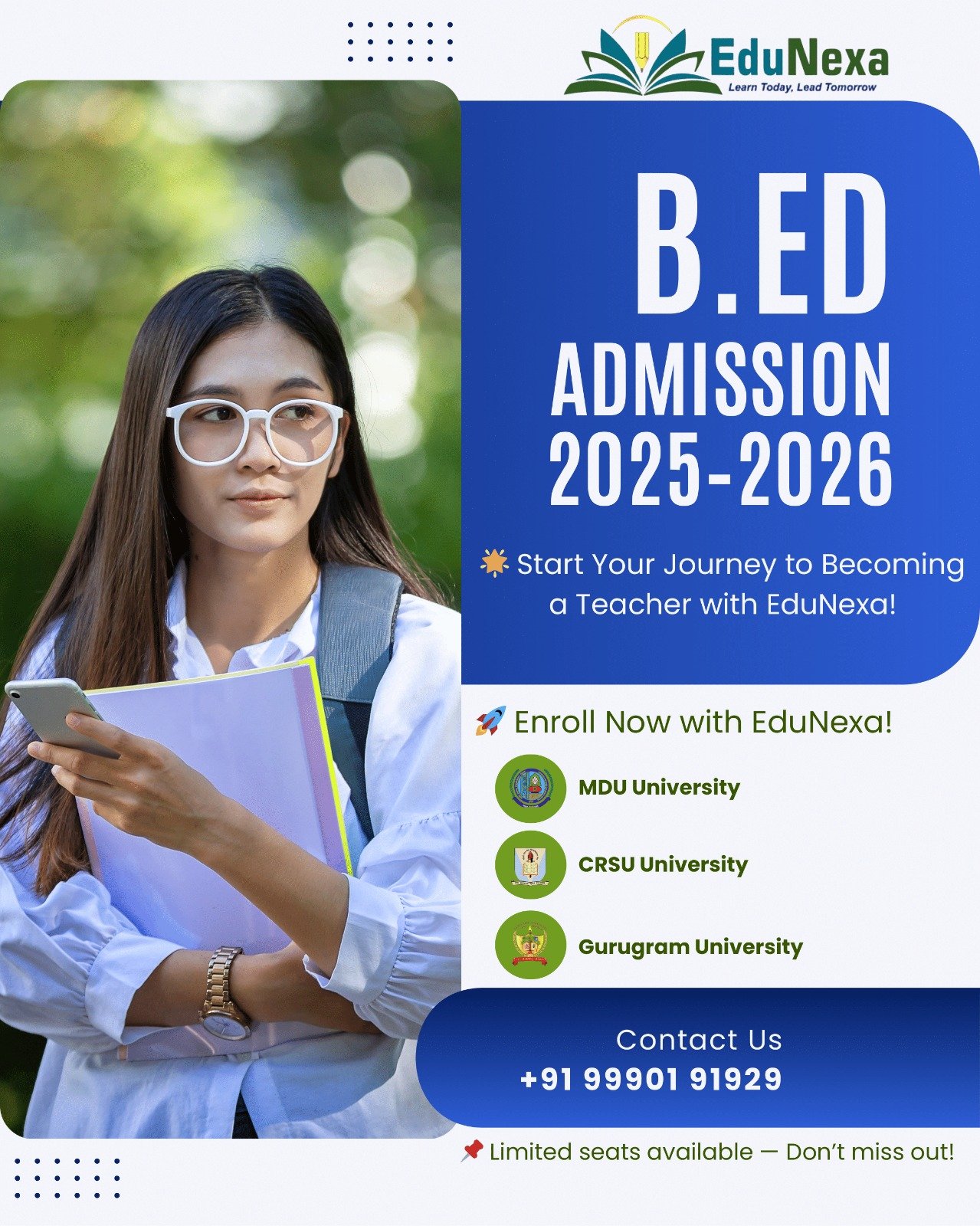 Best B.Ed Institute Delhi 2026 - Seedha Admission MDU Se